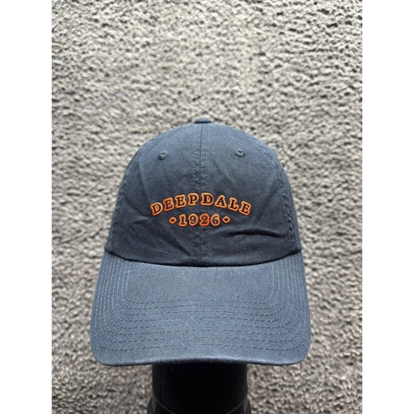 American Needle‎ Deepdale Golf Club Strapback Golf Cap Black Adult One Size